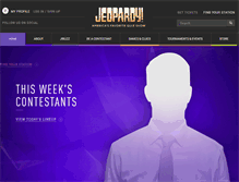 Tablet Screenshot of jeopardy.com
